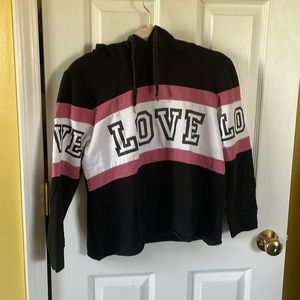 Inspired Hearts Semi-cropped Hoodie